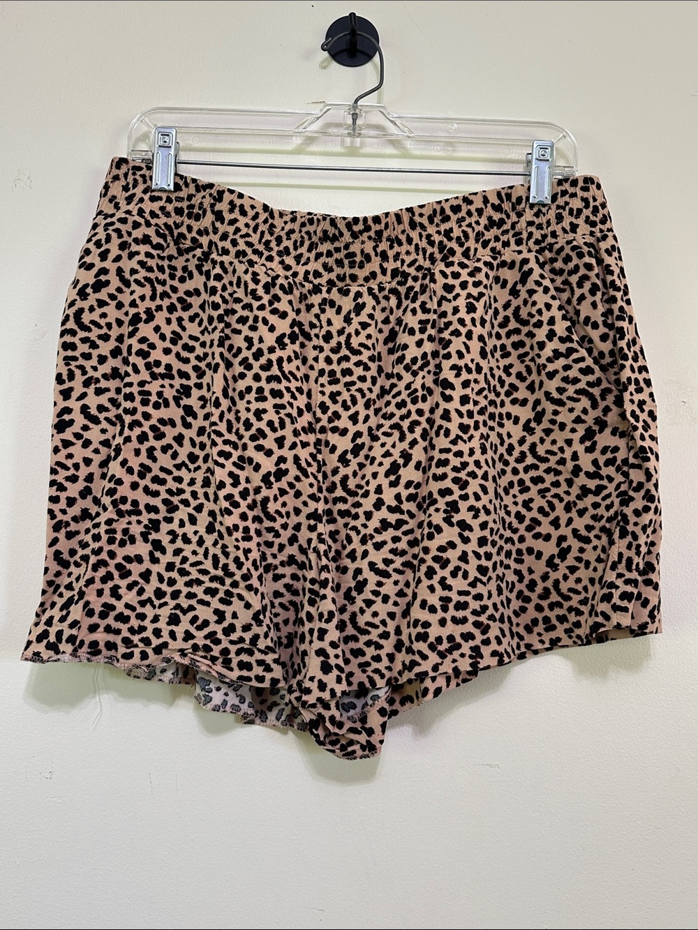 Apt. 9 Pink Leopard-Print High-Waist Shorts